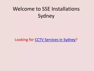 CCTV Services Sydney