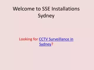 CCTV Surveillance Sydney