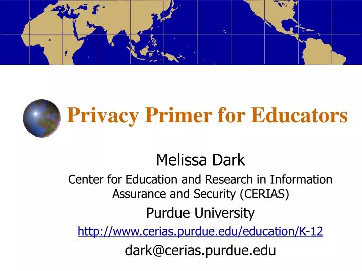 privacy primer for educators