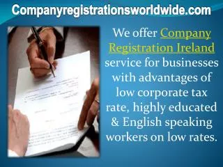 Company Registration Ireland services
