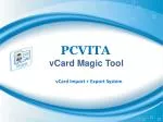 Move vCard into Outlook through Excellent vCard Import Expor - slide 1