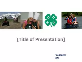 [ Title of Presentation]
