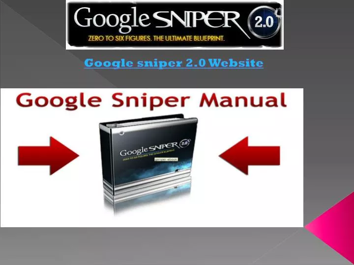 google sniper 2 0 website