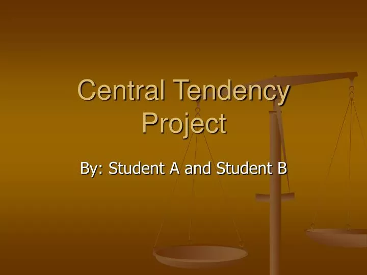 central tendency project