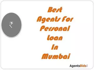 best agents for Personal loan in Mumbai