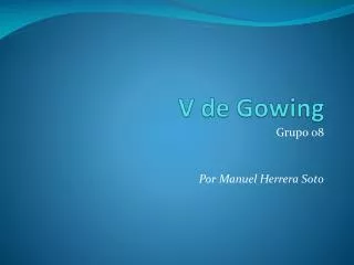 V de Gowing