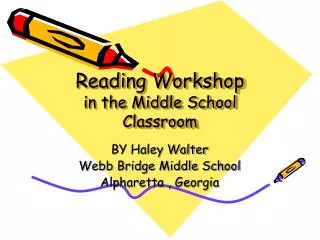 Reading Workshop in the Middle School Classroom