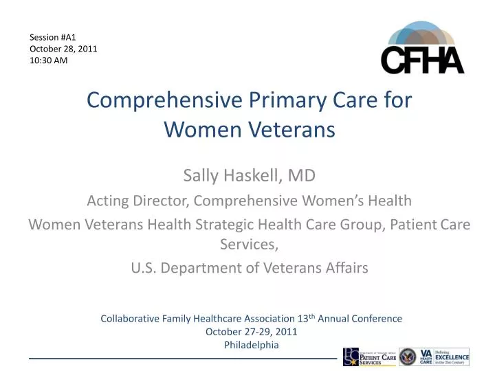 comprehensive primary care for women veterans