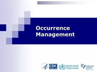 Occurrence Management