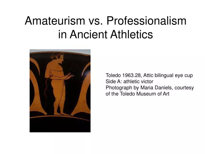 amateurism vs professionalism in ancient athletics