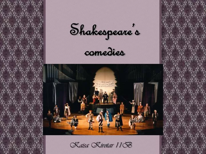 shakespeare s comedies