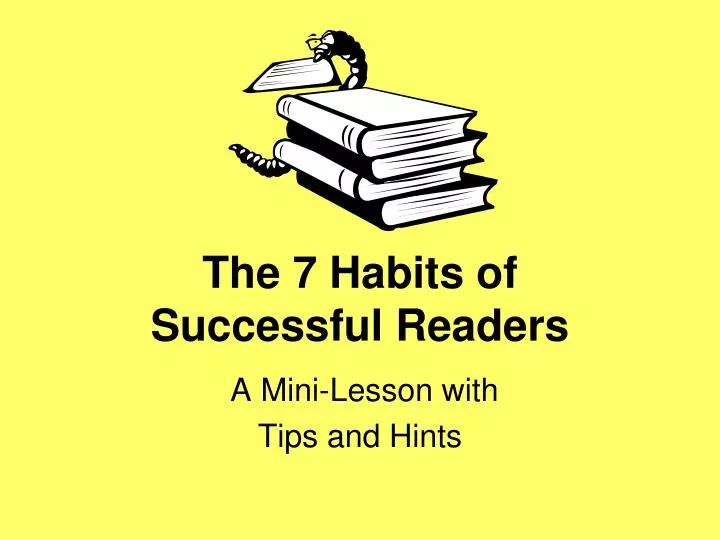 the 7 habits of successful readers