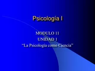 psicolog a i