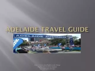 Adelaide flights and travel guide