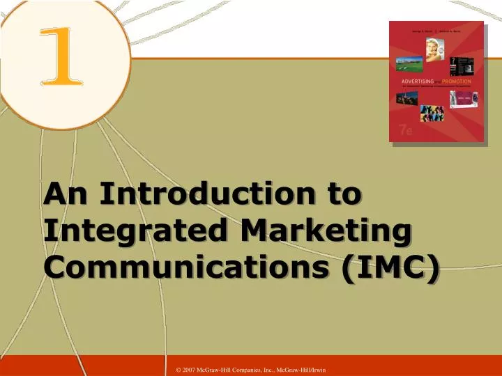 an introduction to integrated marketing communications imc