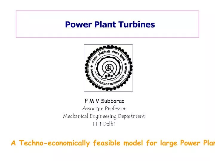 power plant turbines