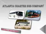 Atlanta Charter Bus Company - slide 1