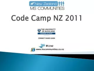 Code Camp NZ 2011