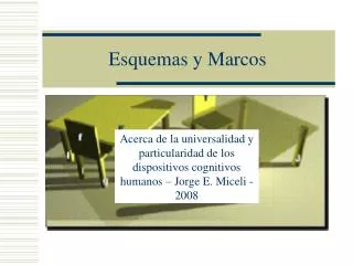 esquemas y marcos