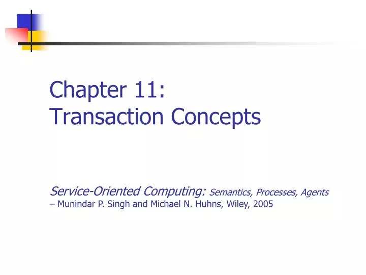 chapter 11 transaction concepts