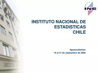 INSTITUTO NACIONAL DE ESTADISTICAS CHILE