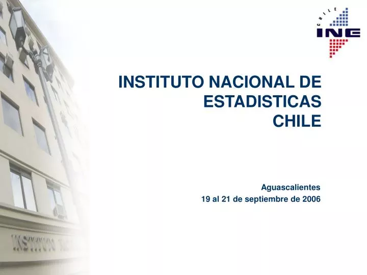 instituto nacional de estadisticas chile