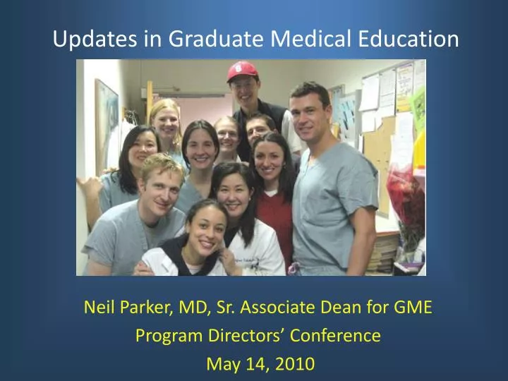updates in graduate medical education