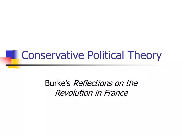 conservative political theory