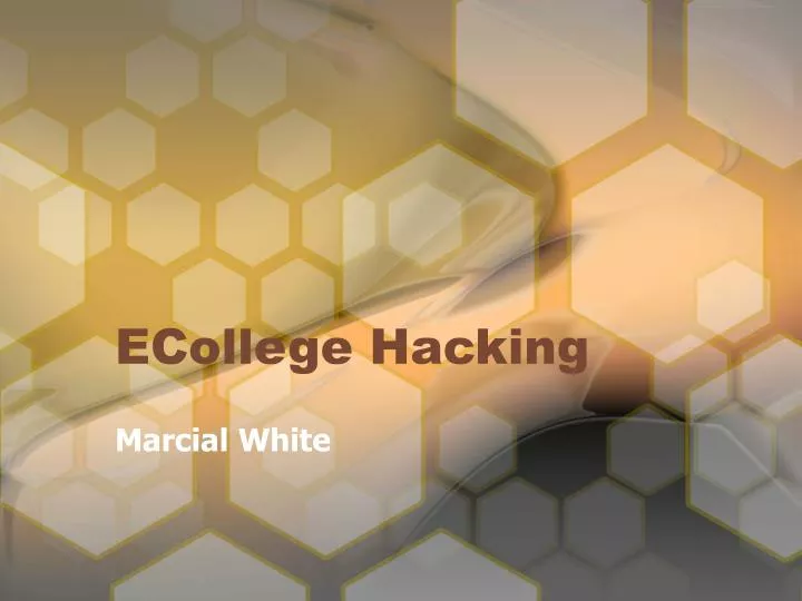 ecollege hacking