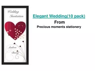 elegant wedding(10 pack)