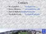 Contacts - slide 1