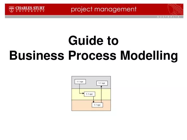 guide to business process modelling