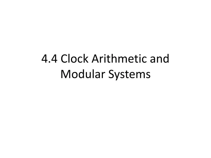 Answered: The Modular Operation r mod m = r…