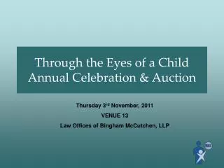 Through the Eyes of a Child Annual Celebration &amp; Auction