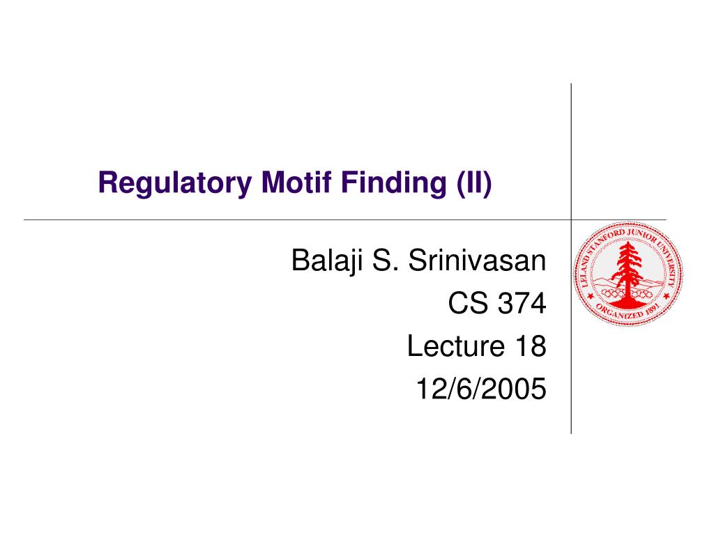 ppt - em algorithm – motif finding tutorial #09... PPT - Regulatory Motif Finding (II) PowerPoint Presentation, free ...