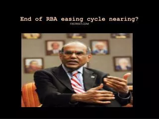 End of RBA easing cycle nearing?
