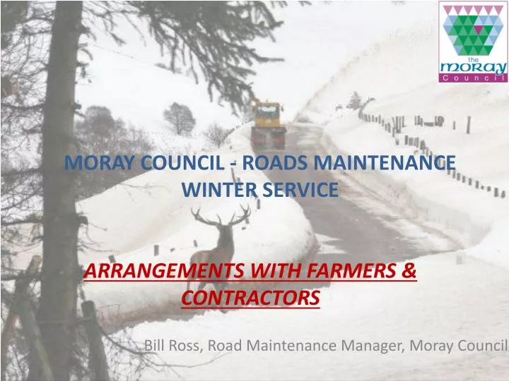 moray council roads maintenance winter service