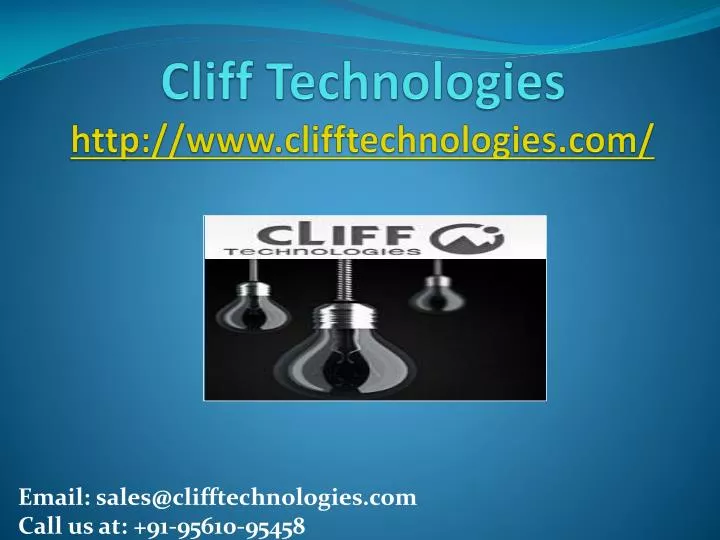 cliff technologies http www clifftechnologies com