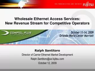 Wholesale Ethernet Access Services: New Revenue Stream for Competitive Operators