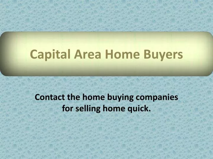 capital area home buyers