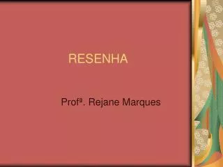 resenha