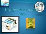 El origen de las paginas web - slide 1