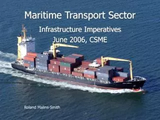 Maritime Transport Sector