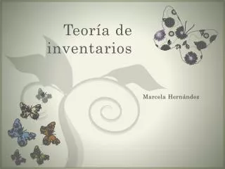 teor a de inventarios