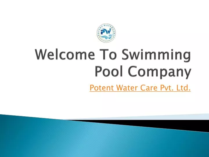 welcome to swimming pool company