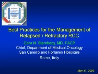Management of Relapsed / Refractory RCC