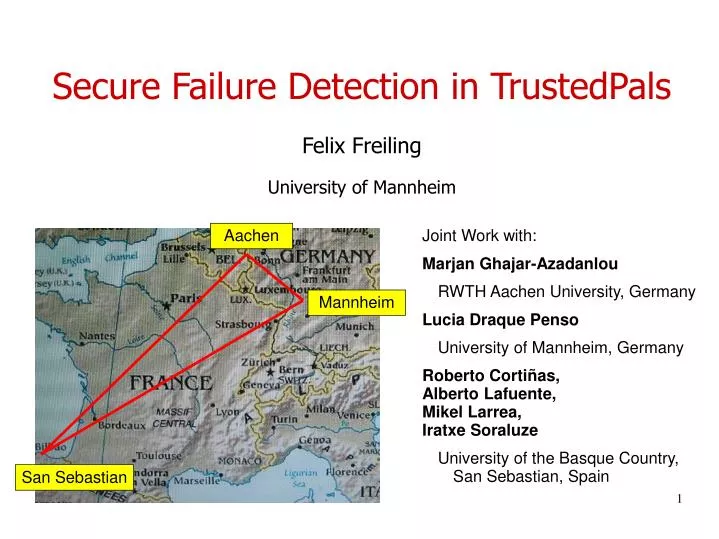 secure failure detection in trustedpals