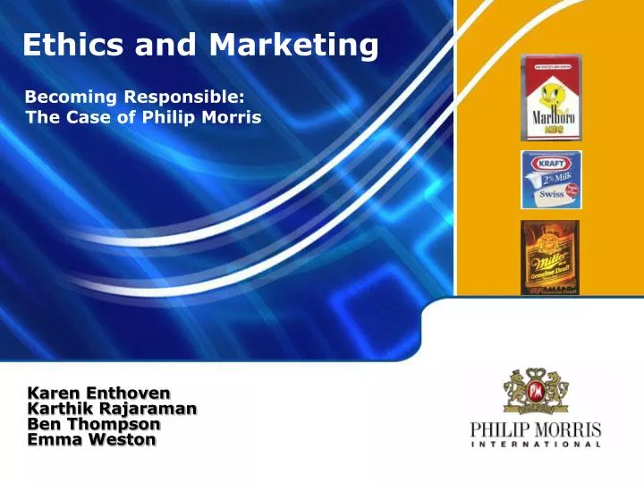 ethics and marketing