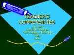 Teacher's Competencies