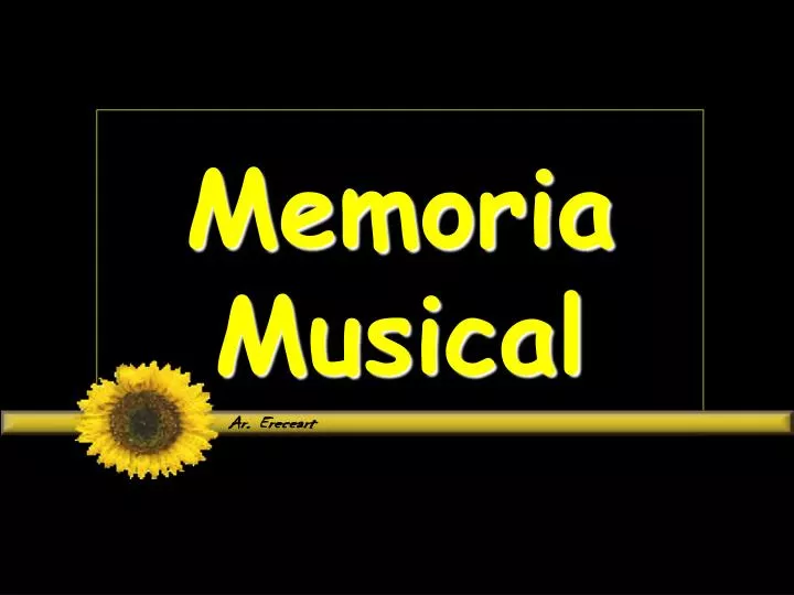 memoria musical